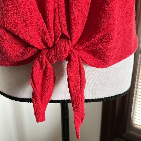 Madewell | Texture and Thread Top with Tie Knot Size S - Picture 5 of 11